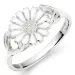 10 mm Marguerite Ring aus Silber - Marie