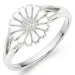 10 mm Marguerite Ring aus Silber - Marie