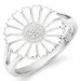 14 mm Marguerite Ring aus Silber - Marie