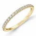 Einfacher Diamant Memoirering in 14 Karat Gold 0,25 ct