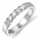 Kampagne - Memoirering in 14 Karat Weißgold 5 x 0,07 ct