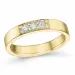 Diamant Memoirering in 14 Karat Gold 0,15 ct