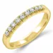 Diamant memoirering in 14 karat gold 0,24 ct