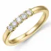 Diamant memoirering in 14 karat gold 0,21 ct