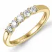 Diamant memoirering in 14 karat gold 0,33 ct