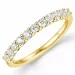 Diamant memoirering in 14 karat gold 0,49 ct