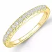 Diamant memoirering in 14 karat gold 0,25 ct