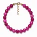 pink Turmalin Armband aus vergoldetem Stahl - AURA