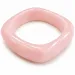 rosa bangle aus Harz - AURA