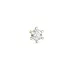 1 x 0,08 ct Diamant Solitärohrstecker in 14 Karat Gold mit Diamant 
