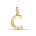 buchstab c Anhänger aus vergoldetem Sterlingsilber - My Letter