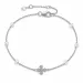 Dagmarkreuz Perle Armband aus Silber