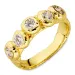 Zirkon Ring aus vergoldetes Messing - Eliné