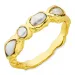 Perle Ring aus vergoldetes Messing - Eliné