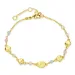 mehrfarbigem Armband aus vergoldetes Messing - Eliné