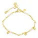 Perle Armband aus vergoldetes Messing - Eliné