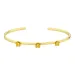 Blumen Armband aus vergoldetes Messing - Eliné