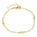 Perle Armband aus vergoldetes Messing - Eliné
