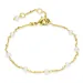 Perle Armband aus vergoldetes Messing - Eliné