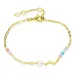 mehrfarbigem Armband aus vergoldetes Messing - Eliné
