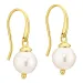 Perle Ohrringe in vergoldetes Messing - Eliné