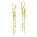 lange ketten ohrringe in vergoldetes Messing - Eliné
