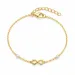 infinity Perle Armband aus vergoldetes Messing - Eliné