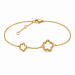 Blumen Armband aus vergoldetes Messing - Eliné