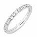 Wasserfest Zirkon Ring aus Stahl - OCEANA