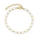 Wasserfest Perle Armband aus vergoldetem Stahl - OCEANA