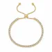 Wasserfest Zirkon Armband aus vergoldetem Stahl - OCEANA