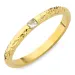 Wasserfest Zirkon Ring aus vergoldetem Stahl - OCEANA