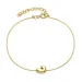 Wasserfest buchstab j Armband aus vergoldetem Stahl - OCEANA