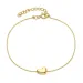 Wasserfest buchstab l Armband aus vergoldetem Stahl - OCEANA