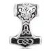 Wasserfest Thors Hammer Anhänger aus Stahl - OCEANA