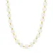 Wasserfest Perle Halskette aus vergoldetem Stahl - OCEANA
