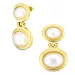 Wasserfester Ohrringe in vergoldetem Stahl - OCEANA
