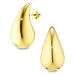 Wasserfester Tropfen Ohrringe in vergoldetem Stahl - OCEANA