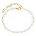Wasserfest Perle Armband aus vergoldetem Stahl - OCEANA