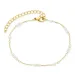 Wasserfest Perle Armband aus vergoldetem Stahl - OCEANA