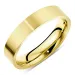 Wasserfest Ring aus vergoldetem Stahl