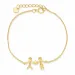 familie Armband aus vergoldetem Sterlingsilber
