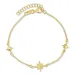 Stern Armband aus vergoldetem Sterlingsilber