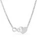 Herz infinity Halskette aus Silber