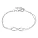 infinity Armband aus Silber