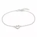 Elegant Herz Armband aus Silber