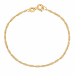 BNH Singapore Armband aus 14 Karat Gold 18,5 cm x 1,5 mm