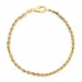 BNH cordel-Armband aus 8 Karat Gold 17 cm x 3,2 mm