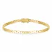 BNH Gliederarmband aus 14 Karat Gold 18,5 cm x 3,0 mm