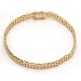 BNH Gliederarmband aus 14 Karat Gold 18,5 cm x 5,0 mm